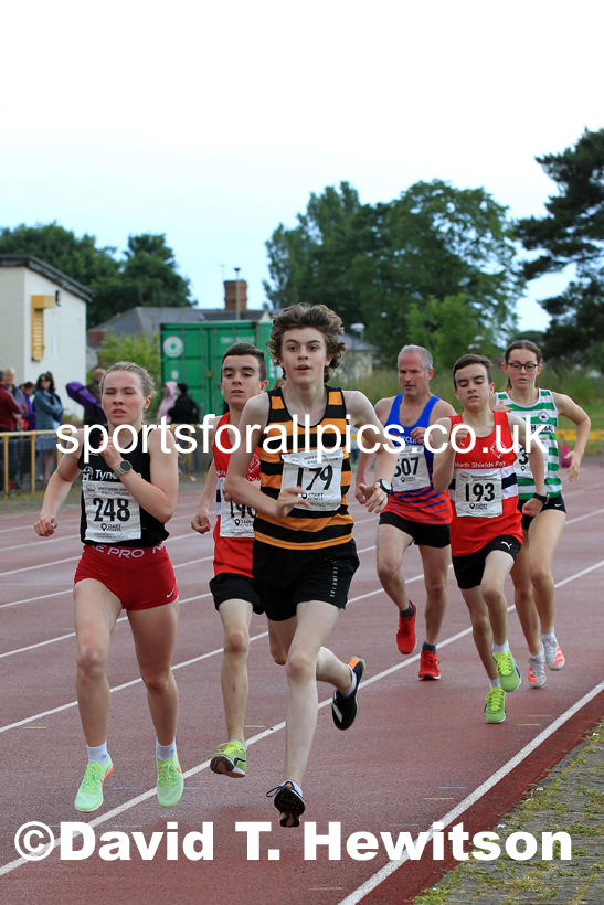 3000 metres, 2022 NEGP Monkton No 4, June 29th. Photo: David T. Hewitson/Sports for All Pics
